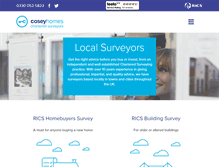 Tablet Screenshot of coseyhomes.co.uk
